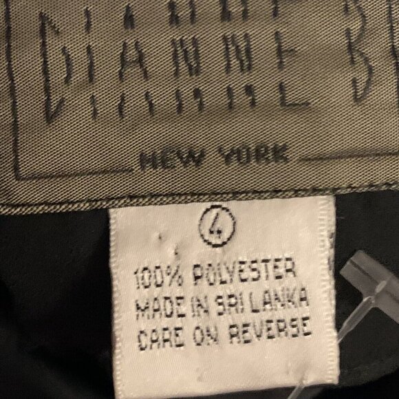 Dianne B Size 4 Dress Black Sleeveless Lined Short Spaghetti Straps Womens - Picture 3 of 4